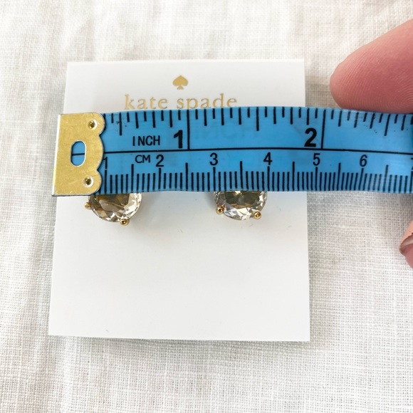 Kate Spade Clear Stone Stud Earrings - Picture 11 of 12